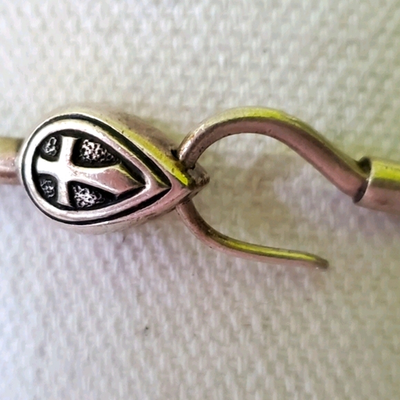 Cynthia Gale Sterling and Garnet Necklace - Picture 5 of 7